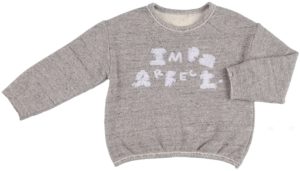 SUDADERA UNISEX IMPERFECT ALGODÓN ORGÁNICO GRIS DE PLAY UP