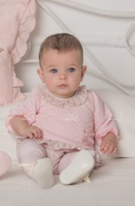 Conjunto Bebé Niña Sudadera & Short Rosa de Dolce Petit