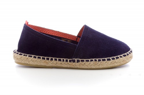 CONFETTI Alpargatas Unisex Piel Serraje Marino