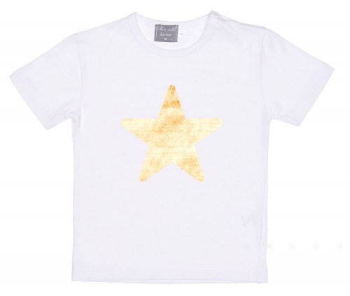 Camiseta Niño Estrella Dorada
