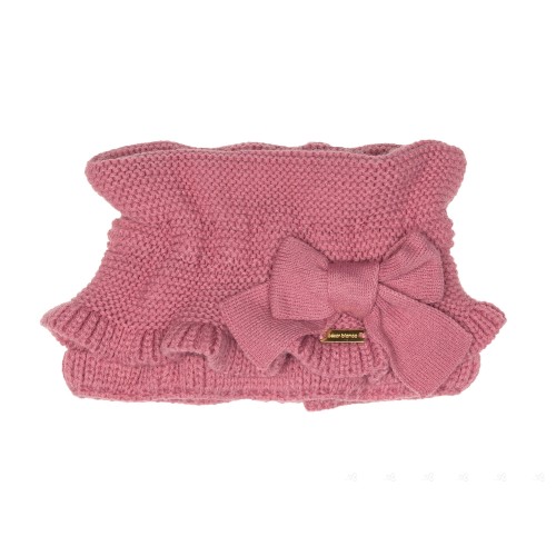 Cuello Punto Rosa Orquidea & Lazo