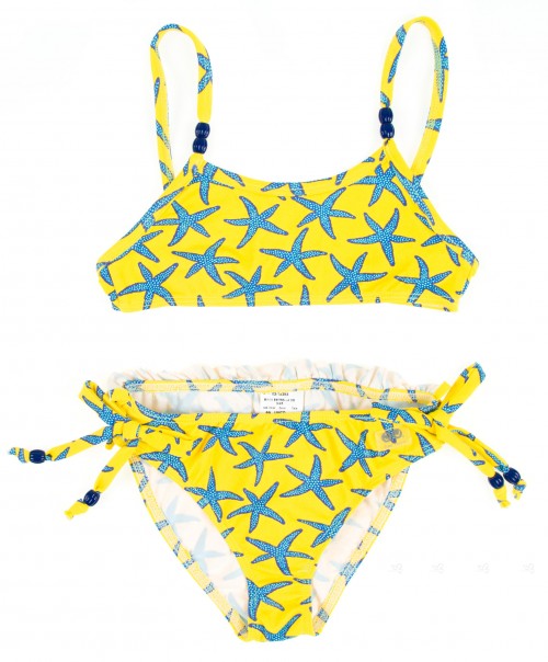 Bikini Estrella de Mar Amarillo & Azul 