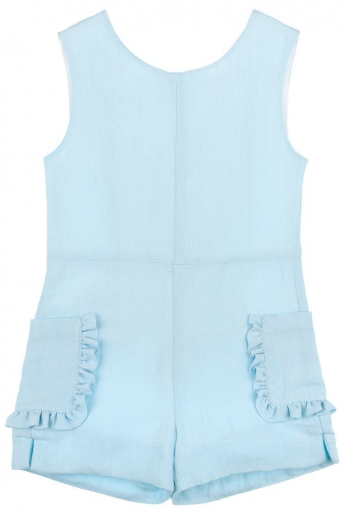 Dadati Mono Corto Niña Lazo Estrellitas Aguamarina