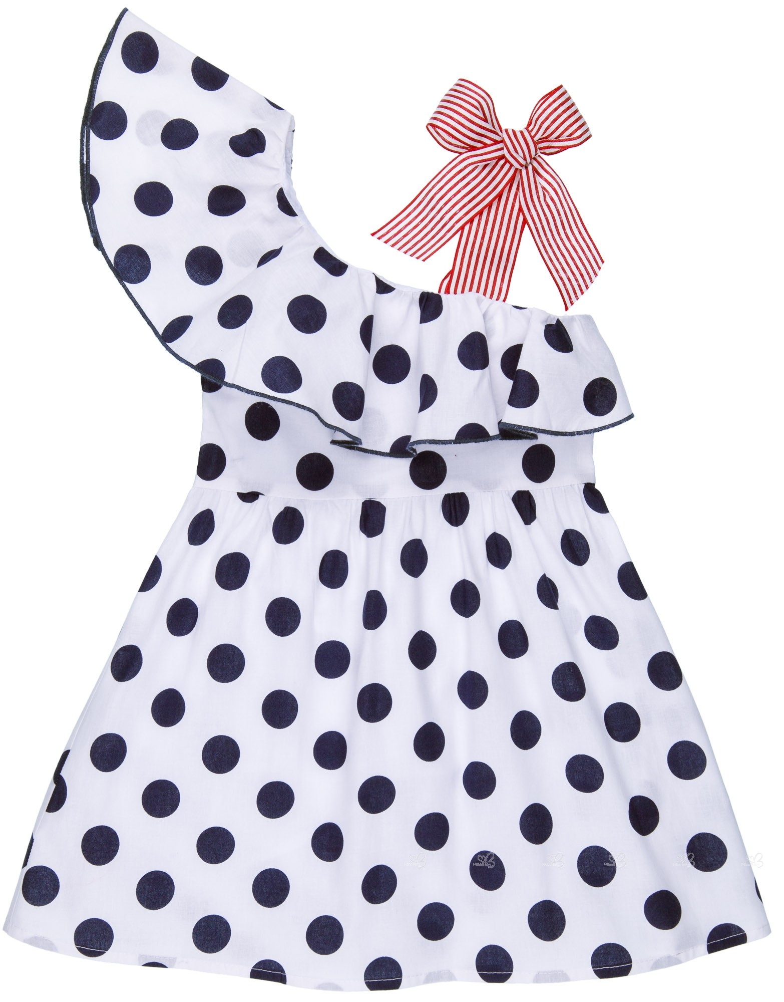 Vestido lunares niña clearance