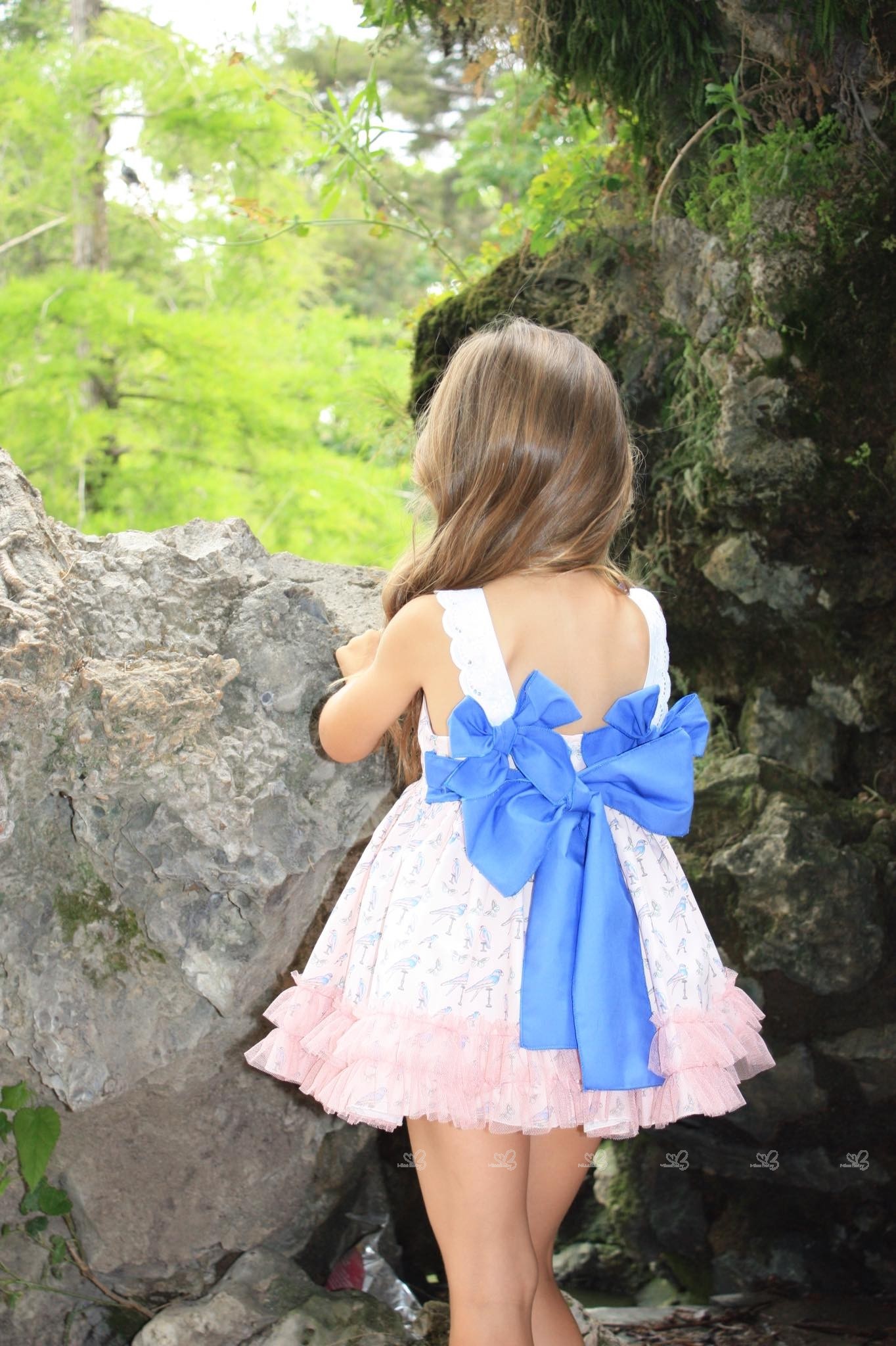 Lappepa Moda Infantil Vestido Niña Estampado Loros & Mariposas | Missbaby