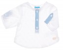 Camisa Bebé niño Blanco Azul Celeste