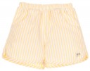 Short Niño Rayas Amarillo