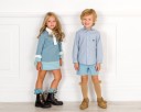 Dolce Petit Conjunto Niño Camisa & Short Verde Menta