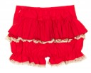 Conjunto Blusa Plumeti Crudo & Short Rojo 