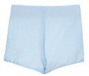 Ranita Bebé topos celeste pantalón cubre pañal