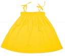 Vestido Baño Tirantes Amarillo & Lazo Plumeti 