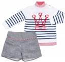 Eva Castro Conjunto Niño, Camisa, Short & Jersey Bibi 