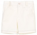 Conjunto Niño Camisa Rayas Melocotón & Short Crudo