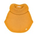 Poncho Punto Cuello Vuelto Mostaza