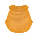 Poncho Punto Cuello Vuelto Mostaza