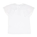 Camiseta Tirantes Algodón Blanco & Cuello Dos Alitas de Plumeti