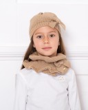 Gorro Punto Camel & Lazo