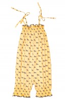 Mono Corto Estampado Caballos Amarillo & Gris