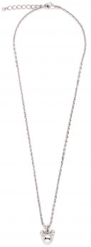 Collar con Cadena Chapada en Plata & Colgante de Osito
