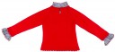 Conjunto Niña Blusa Jersey & Skort Tartán Rojo Colección Mirelle