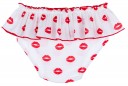 Mon Petit Bonbon Conjunto Bebé Camiseta Blanco & Braguita Labios Rojo  Mon Petit Bonbon Conjunto Bebé Camiseta Blanco & Braguita Labios Rojo  