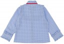 Conjunto Niña Camisa Topitos Azul & Short Cuadros Marino