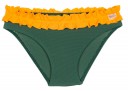 Braguita Niña Bañador Verde Volante Amarillo