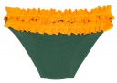 Braguita Niña Bañador Verde Volante Amarillo
