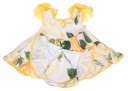Conjunto Vestido & Braguita Estampado Floral Amarillo 