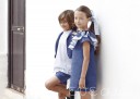Eve Children Conjunto Niño Camisa Rayas Short Azul
