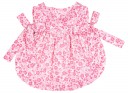 Vestido Bebé Niña Flores Rosa lazos