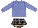 Conjunto Niña Blusa Bombacho & Jersey Leonor