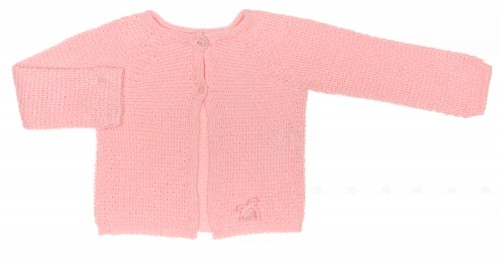 Baby Pastel Pink Knitted Cardigan