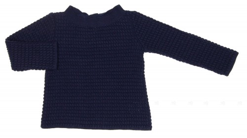 Girls Blue Knitted Sweater 