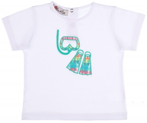 Maricruz Moda Infantil  Bañador Niña Estampado Tie-dye con Volantes & Borlas Multicolor