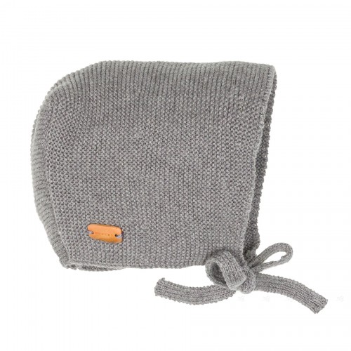 Baby Grey Knitted Bonnet