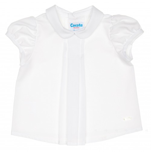 Baby White Peter Pan Collar Shirt 