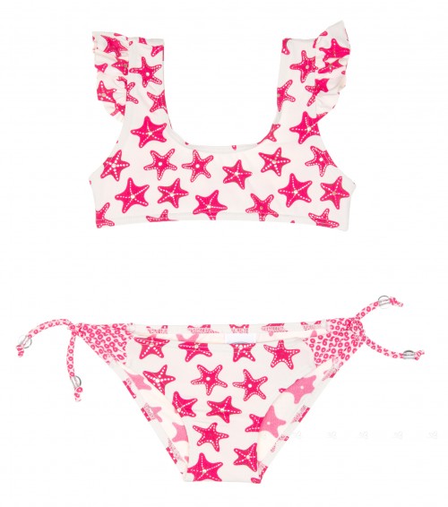 Ivory & Red Sea Star Bikini 