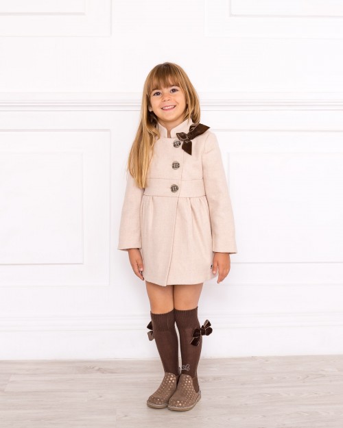 Girls Taupe Suede & Glitter Boots Outfit