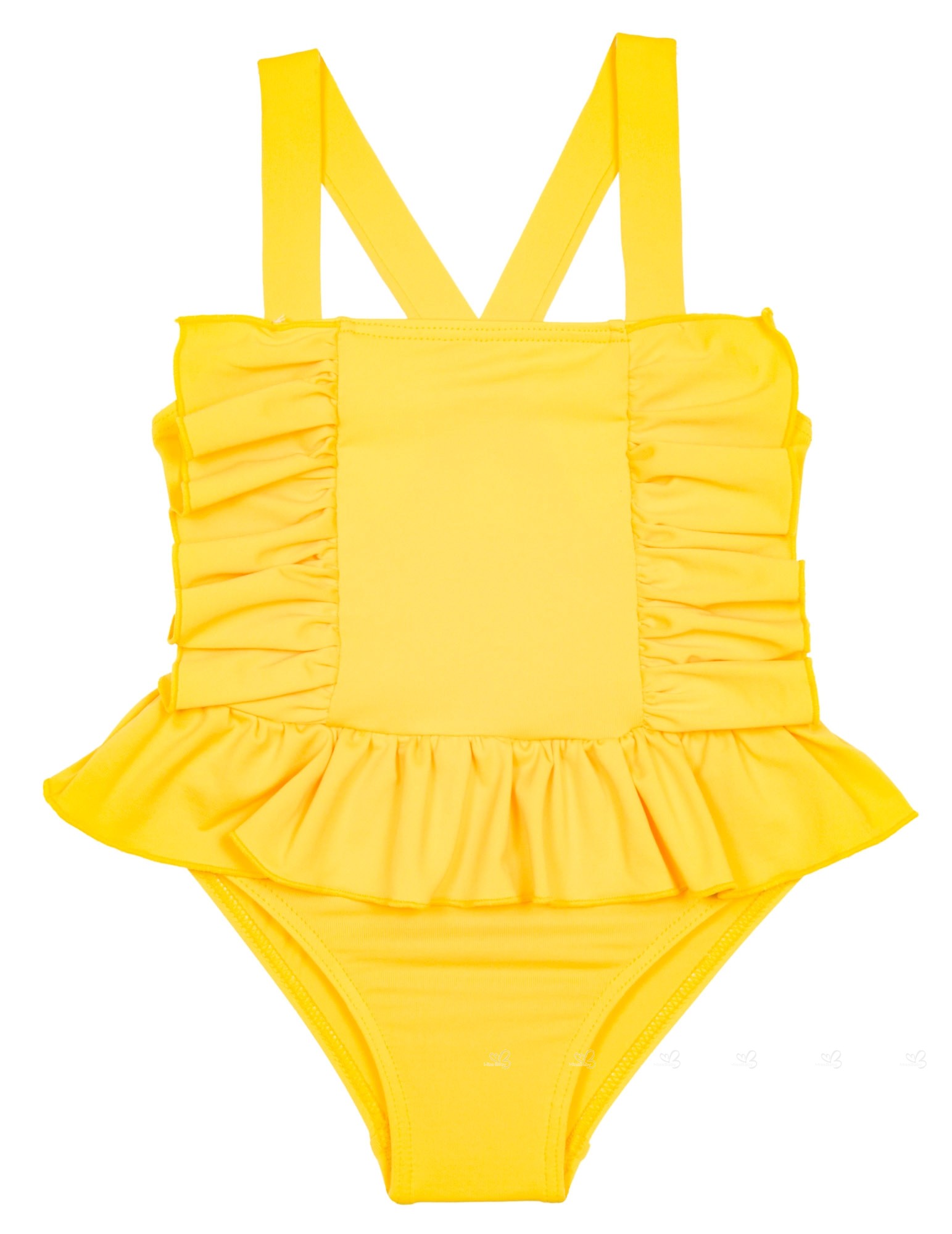 Rochy Girls Yellow Ruffle Swimsuit | Missbaby
