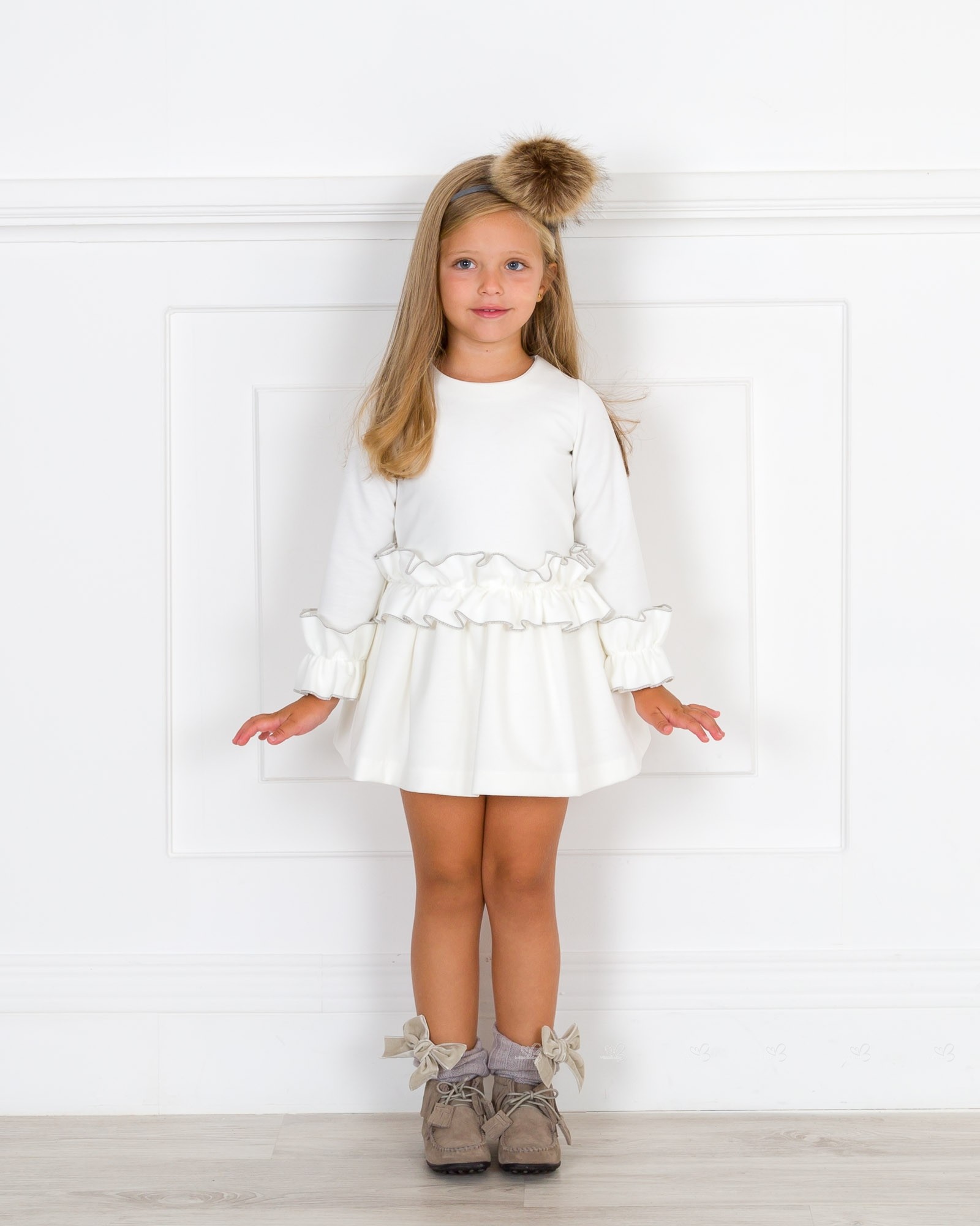 Ivory Jersey Dress