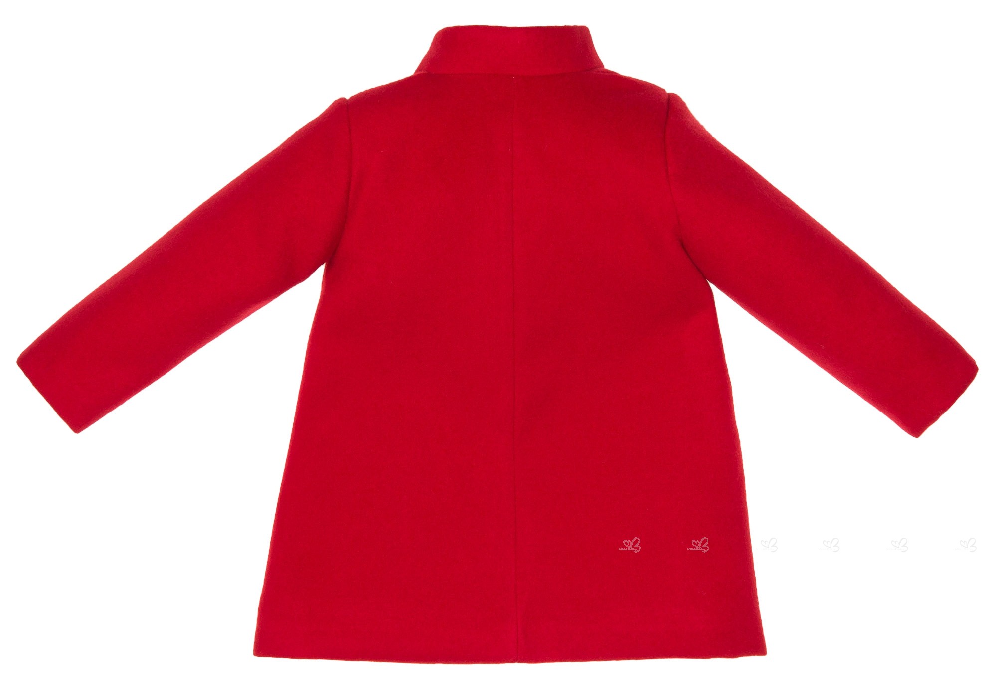 Girls Red Coat with Bow Missbaby