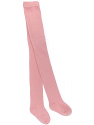 Girls Pale Pink Cotton Tights