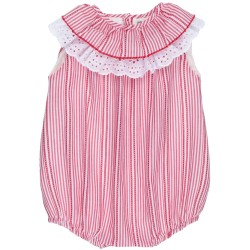 Baby Red & White Striped Shortie 