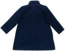 Girls Dark Blue Coat with Bow