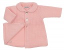 Baby Blush Pink Knitted Merino Coat