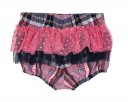 Girls Navy Blue & Pink 3 Piece Shorts Set