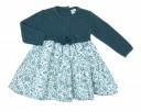 Baby Blue Floral Print Dress