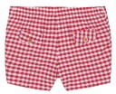  Boys Red & White Checked Shorts