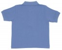 Blue Pique Jersey Polo Shirt